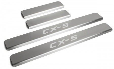 Накладки на пороги RIVAL Mazda CX-5 (2011-2015) NP.3803.3