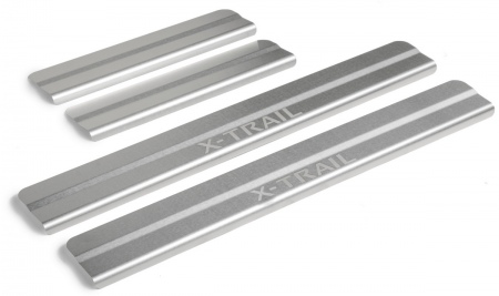 Накладки на пороги RIVAL Nissan X-Trail (2015-2023) NP.4113.3