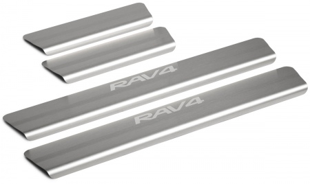 Накладки на пороги RIVAL Toyota RAV4 (2019-2025) NP.5714.3