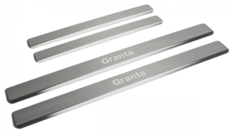 Накладки на пороги RIVAL Lada Granta (2011-2025) NP.6002.3