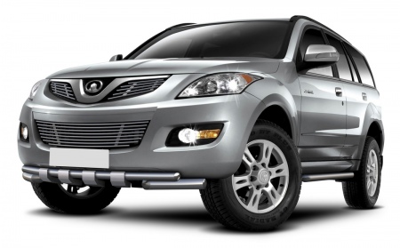 Защита переднего бампера d76+d57 с профильной защитой картера Great Wall Hover H5 (2011-2015) R.2008.001