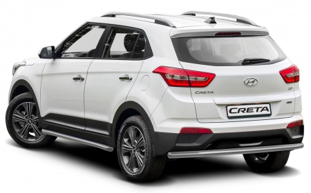 Защита заднего бампера d57 Hyundai Creta (2016-2021) R.2310.009