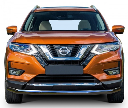 Защита переднего бампера d57 Nissan X-Trail (2018-2023) R.4125.002