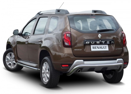 Защита заднего бампера d57 скоба Renault Duster (2015-2020) R.4703.010