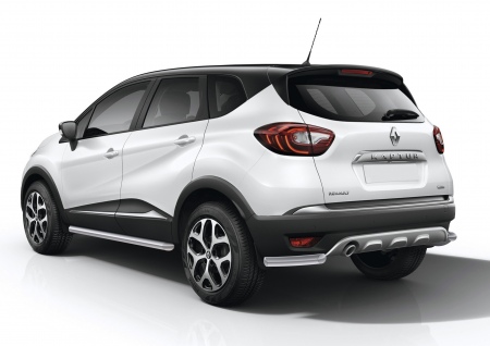 Защита заднего бампера d57 уголки Renault Kaptur (2016-2020) R.4704.005