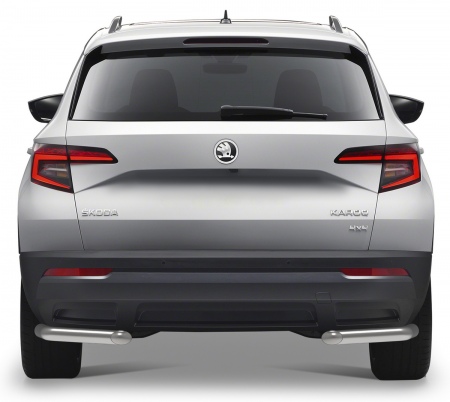 Защита заднего бампера 57мм Rival для Skoda Karoq (2020-2025) R.5102.004