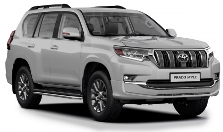 Защита штатного порога d42 Toyota Land Cruiser Prado (2009-2024) R.5704.016