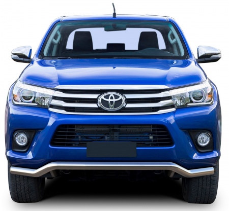 Защита переднего бампера d57 волна Toyota Hilux (2015-2025) R.5716.004