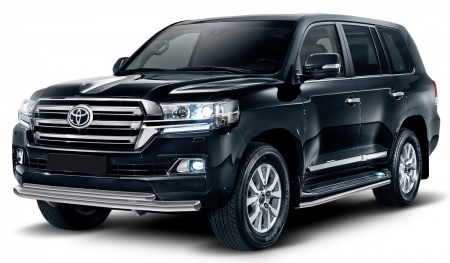 Защита переднего бампера d76+d57 Toyota Land Cruiser 200 (2015-2021) R.5717.001