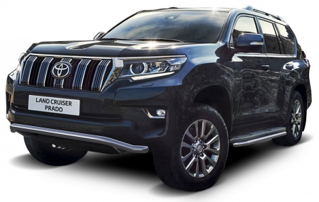 Защита переднего бампера d57 волна Toyota Land Cruiser Prado 150 (2017-2021) R.5721.003
