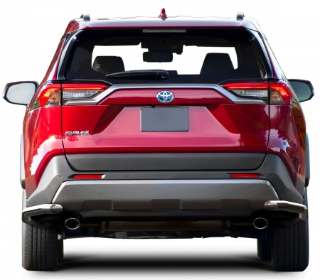 Защита заднего бампера уголки d57 Toyota Rav 4 (2019-2025) R.5725.008