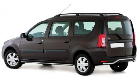 Защита заднего бампера d42 волна Lada Largus (2012-2021) R.6001.007