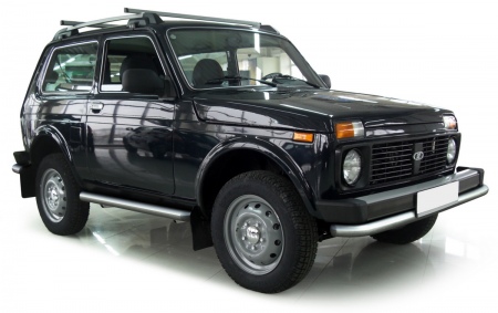 Защита переднего бампера d57 Lada 4х4 3d (1995-2019) R.6002.001