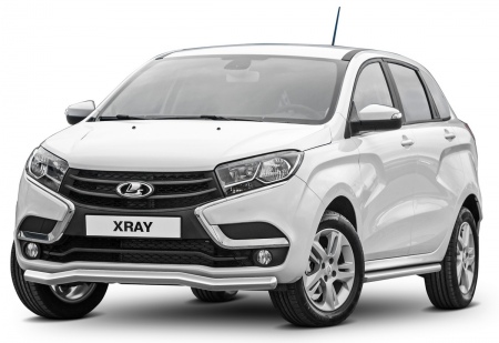 Защита порогов d57 Lada X-Ray (2015-2025) R.6003.004