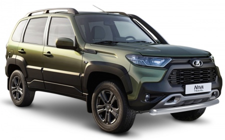 Защита переднего бампера 57мм Rival для Lada Нива Travel (2020-2025) R.6008.001