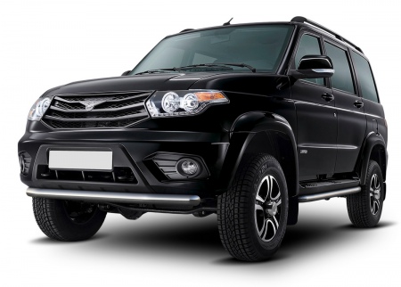 Защита переднего бампера d76 Uaz Patriot (2014-2021) R.6302.001