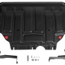 Защита картера и КПП (сталь) Автоброня для Volkswagen Caddy (2021-2023)