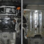 Защита картера и КПП (алюминий) Rival Audi Q5 (2012-2017)