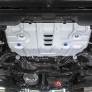Защита картера (алюминий) часть 1 Rival Toyota Land Cruiser Prado 150 (2009-2024)