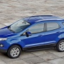Пороги алюминиевые Black Ford Ecosport (2014-2019)
