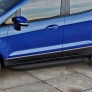 Пороги алюминиевые Black Ford Ecosport (2014-2019)