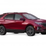Пороги алюминиевые Premium-Black для Chevrolet Equinox (2021-2025)
