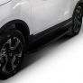 Пороги алюминиевые Black Honda CR-V (2017-2023)