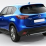 Пороги алюминиевые Black Mazda CX-5 (2011-2017)