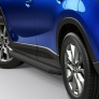 Пороги алюминиевые Black Mazda CX-5 (2011-2017)