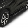 Пороги алюминиевые Black Lada X-Ray (2016-2025)