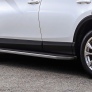 Пороги алюминиевые Premium для Toyota RAV4 (2012-2019)
