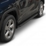 Пороги алюминиевые Premium-Black Toyota RAV4 (2019-2025)