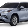 Пороги алюминиевые Premium-Black для Toyota Highlander (2020-2025)