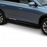 Пороги алюминиевые Premium-Black для GAC GS8 (2019-2023)