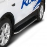 Пороги алюминиевые Premium Ford Kuga (2013-2016)