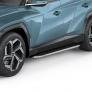 Пороги алюминиевые Premium для Hyundai Tucson (2021-2026)