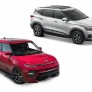 Пороги алюминиевые Premium Kia Seltos (2020-2024)