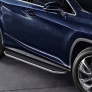 Пороги алюминиевые Premium Lexus RX (2015-2021)