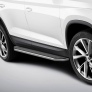 Пороги алюминиевые Premium Skoda Kodiaq (2017-2021)