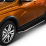 Пороги алюминиевые Premium для Lada Vesta универсал (2017-2024)