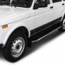 Пороги алюминиевые Premium для Lada Нива Urban 5D (2014-2021)