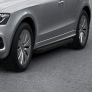Пороги алюминиевые Black Audi Q5  (2008-2017)