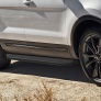 Пороги алюминиевые Black Ford Explorer (2011-2019)