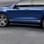 Пороги алюминиевые Black Volkswagen  Touareg / Touareg, R-Line (2010-2014)
