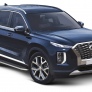 Пороги алюминиевые Premium Hyundai Palisade (2021-2025)