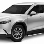 Пороги алюминиевые Premium для Mazda CX-9 (2017-2026)