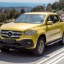 Пороги алюминиевые Premium для Mercedes-Benz X-Class (2018-2025)
