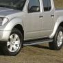 Пороги алюминиевые Premium Nissan Navara (2005-2015)