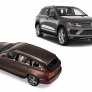 Пороги алюминиевые Premium Volkswagen  Touareg  (2010-2018)