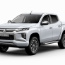 Пороги алюмиевые Automax Style для Mitsubishi L200 (2007-2024)